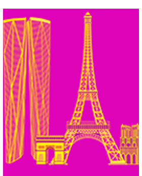 paris Vibrant T Shirt